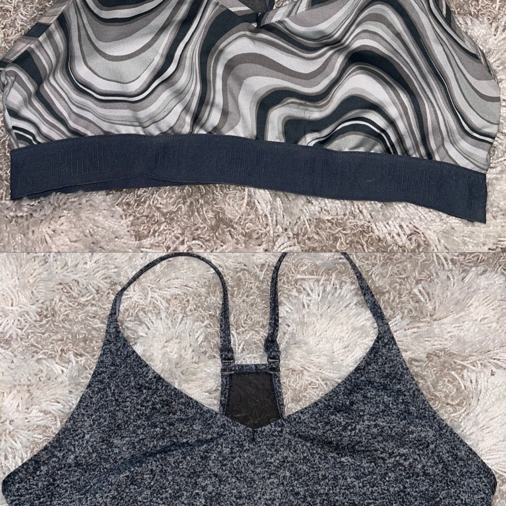 Victoria Secret PINK sports bras x2